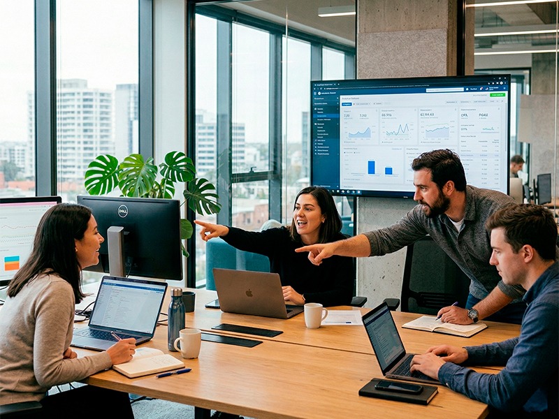 Equipe SEOSP em reunião